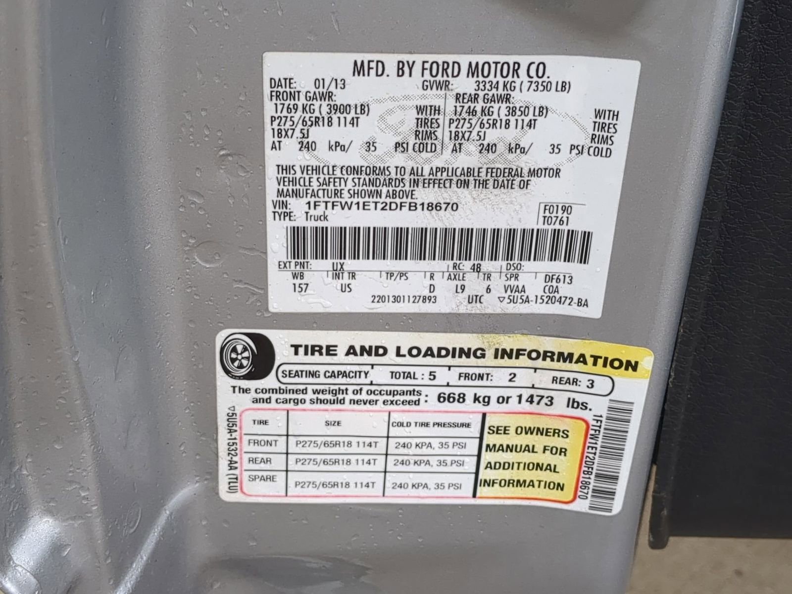 Used 2013 Ford F150 XLT w/ Luxury Equipment Group image 41