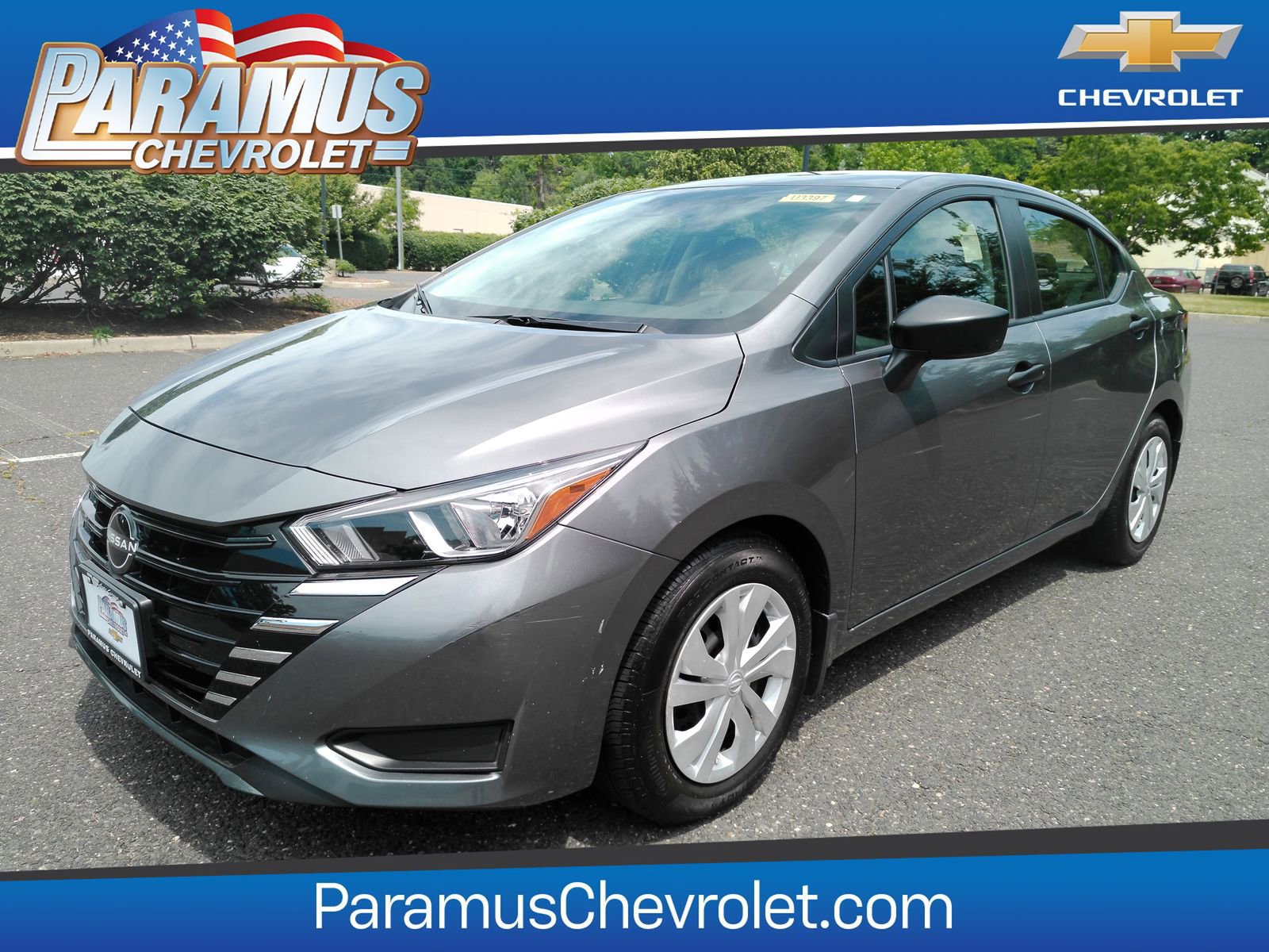 Used 2023 Nissan Versa S w/ Trunk Package FWD image 1