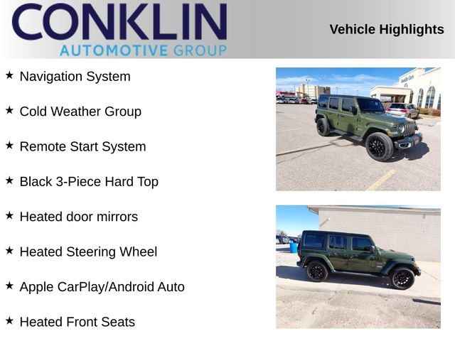 Used 2023 Jeep Wrangler Unlimited Sahara w/ Cold Weather Group image 2