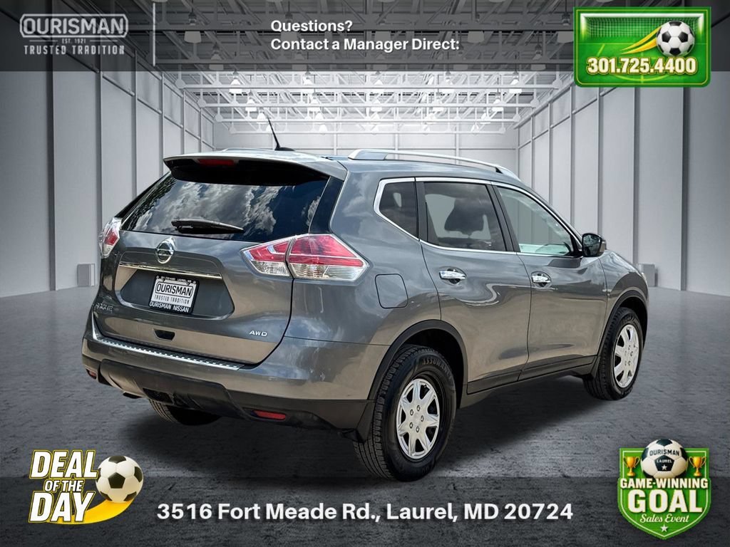 Used 2016 Nissan Rogue S w/ Appearance Package AWD/4WD image 3