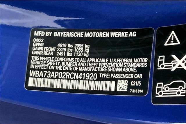 Used 2024 BMW 430i xDrive Coupe w/ M Sport Package AWD/4WD image 13