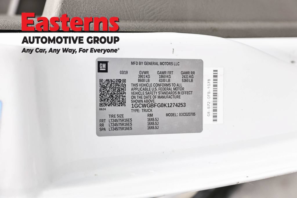 Used 2019 Chevrolet Express 2500 Extended w/ Safety Package RWD image 36