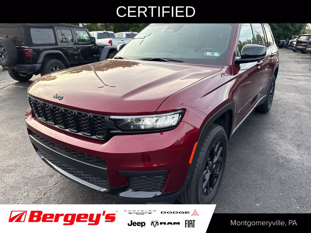 Certified 2025 Jeep Grand Cherokee L Altitude AWD/4WD image 1