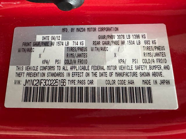 Used 2012 MAZDA MX-5 Miata Grand Touring w/ Premium Pkg RWD image 32