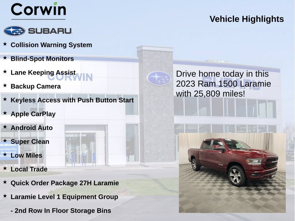 Used 2023 RAM 1500 Laramie AWD/4WD image 6