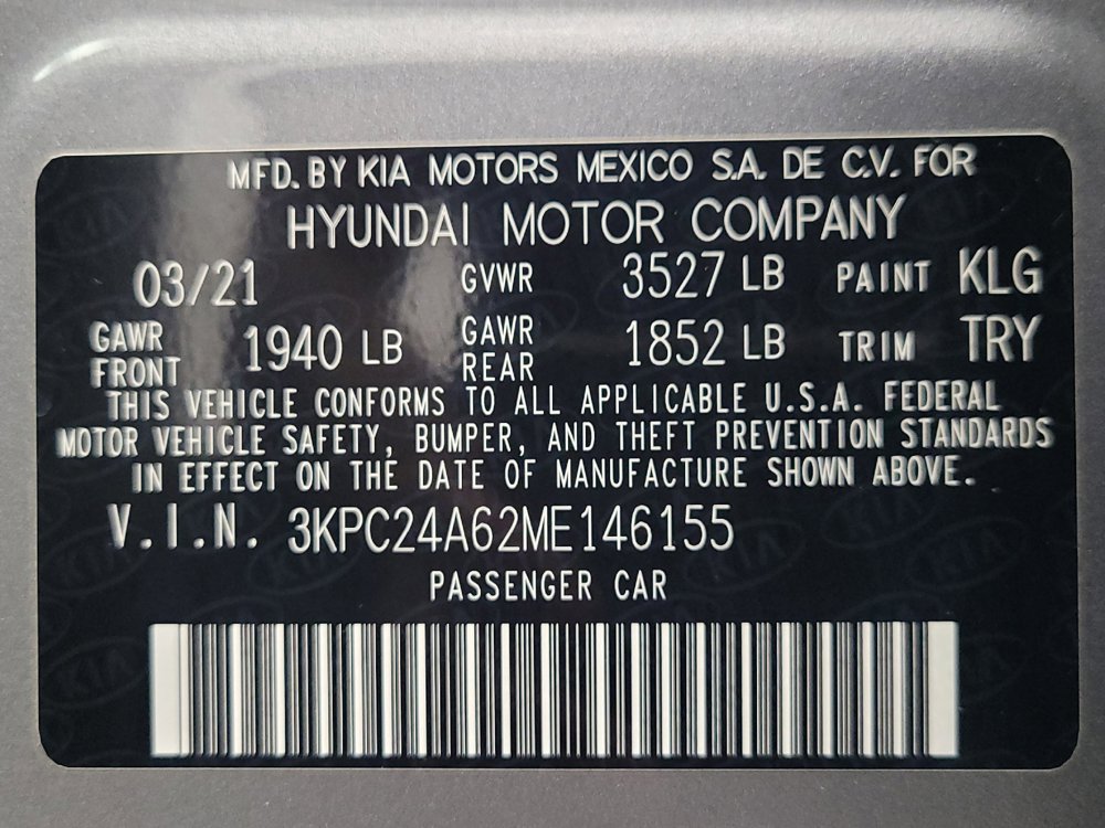 Used 2021 Hyundai Accent SEL FWD image 33