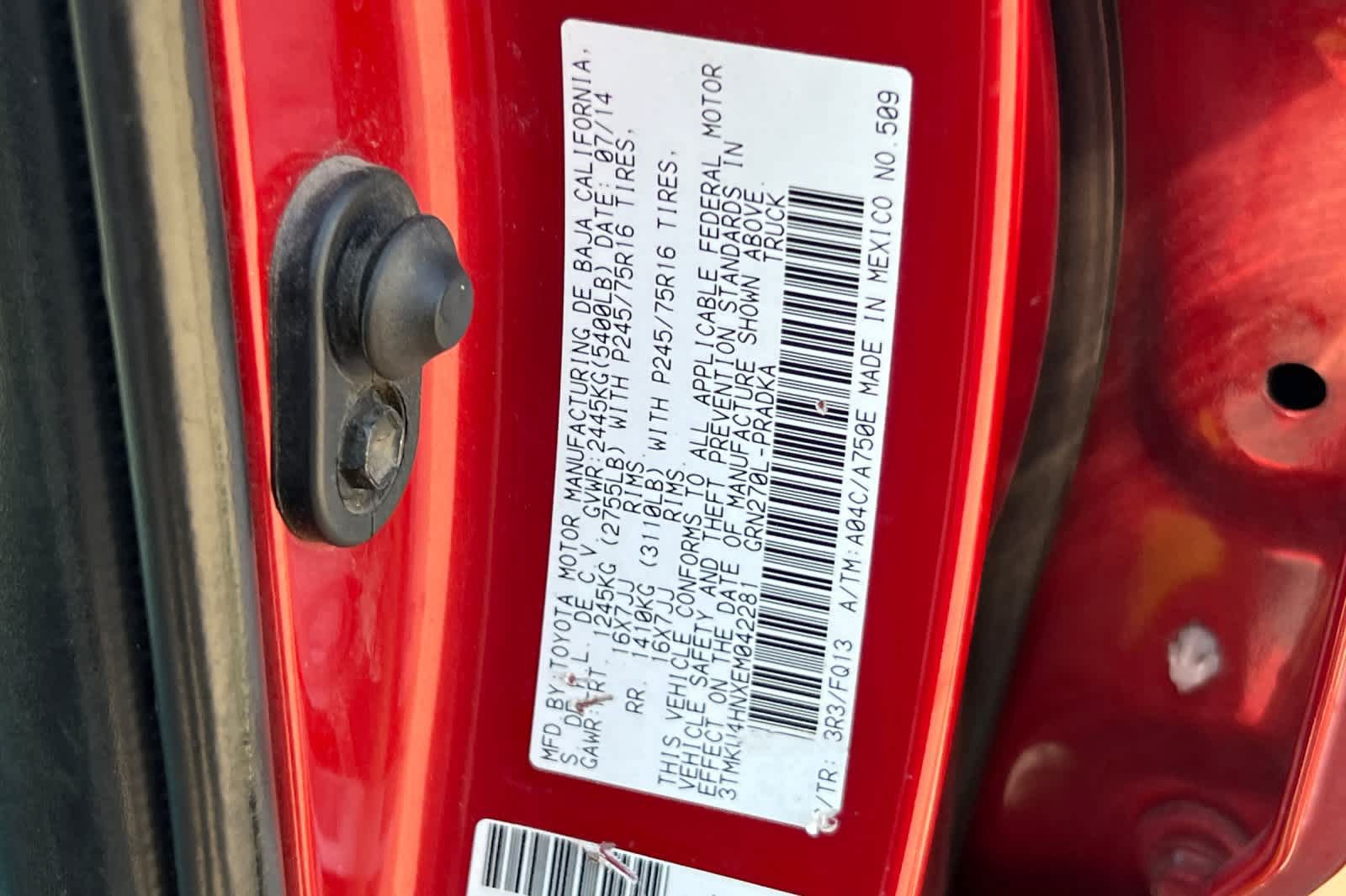 Used 2014 Toyota Tacoma PreRunner w/ SR5 Package RWD image 30