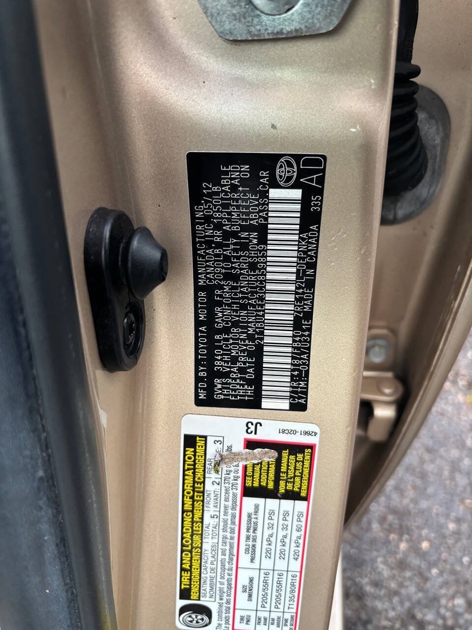 Used 2012 Toyota Corolla LE FWD image 10