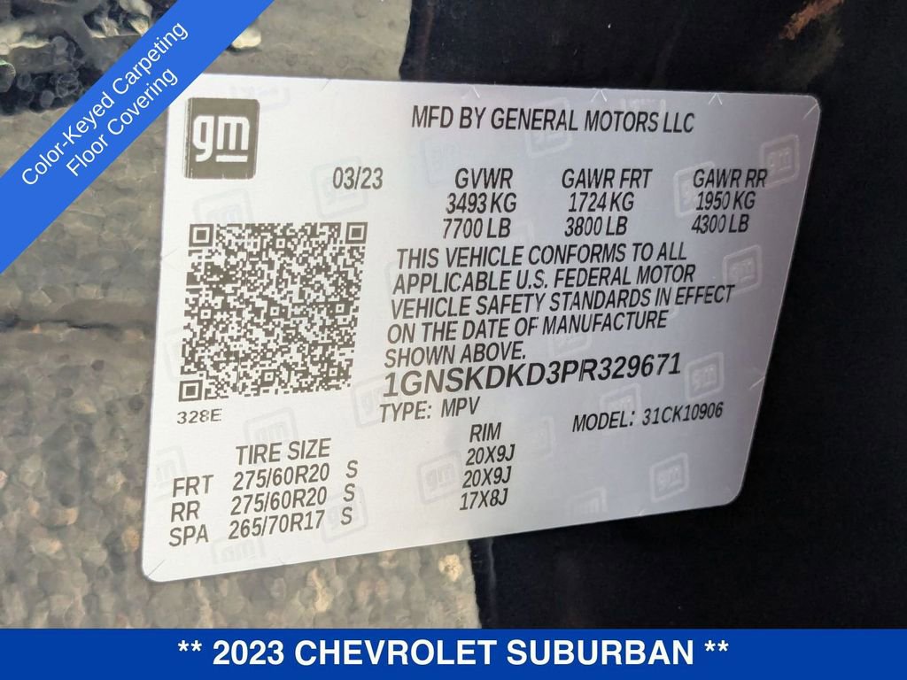 Used 2023 Chevrolet Suburban Z71 w/ Luxury Package image 47