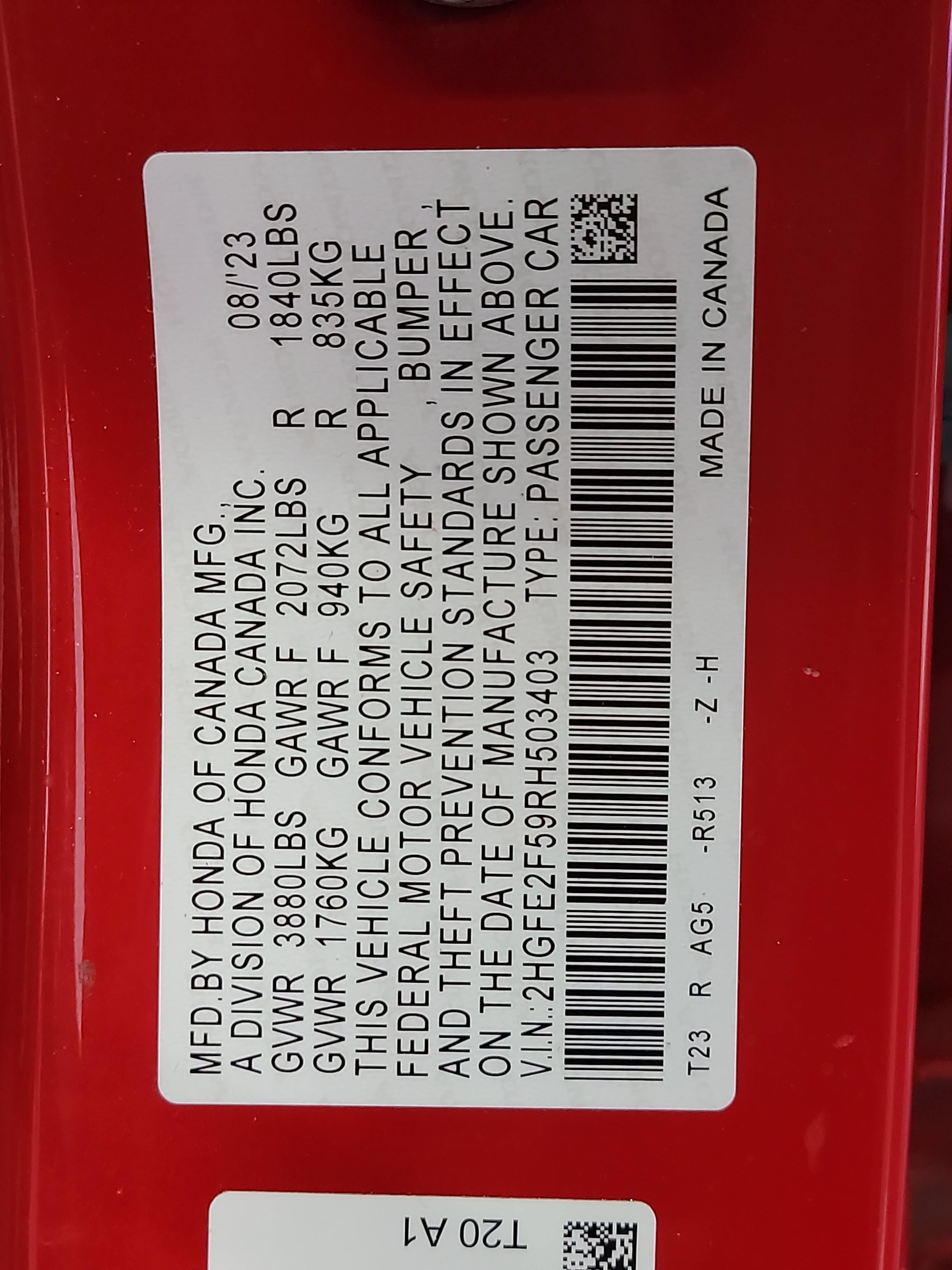 Used 2024 Honda Civic Sport image 32