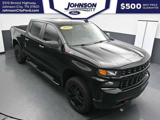 Used 2021 Chevrolet Silverado 1500 Custom Trail Boss w/ Midnight Edition AWD/4WD image 20