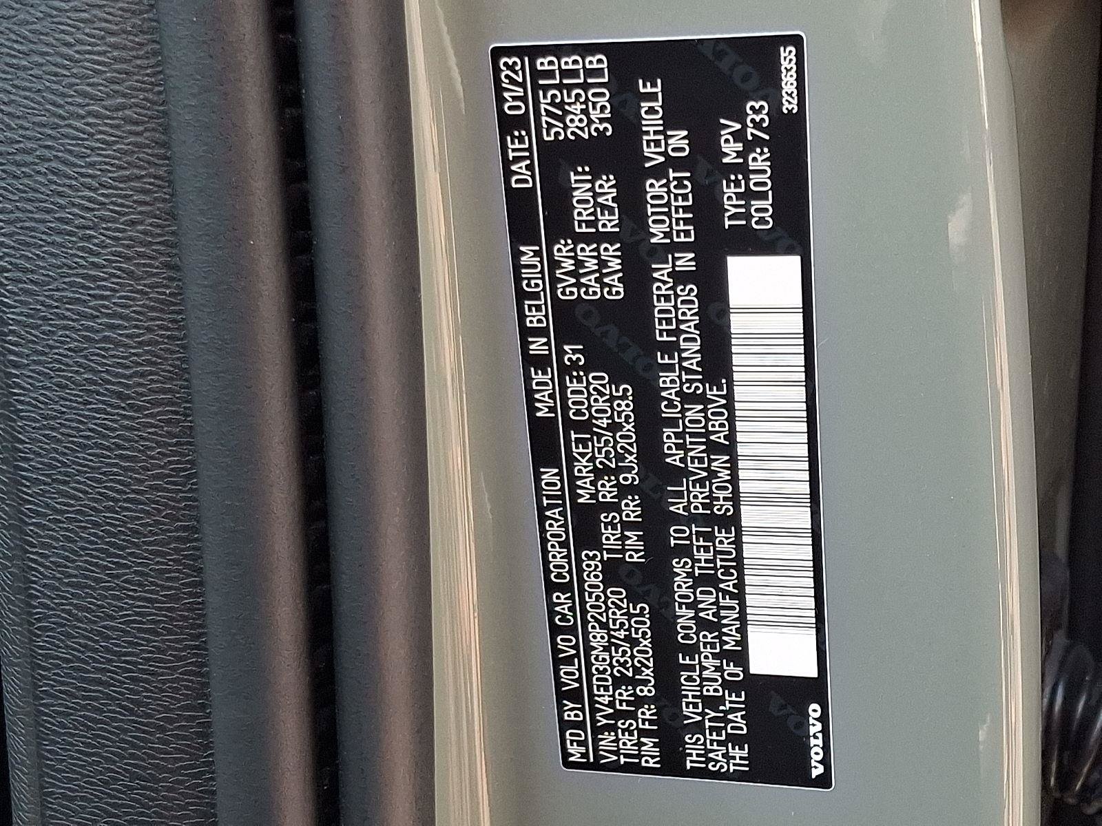 Certified 2023 Volvo C40 P8 Recharge Ultimate w/ Protection Package Premier AWD/4WD image 26