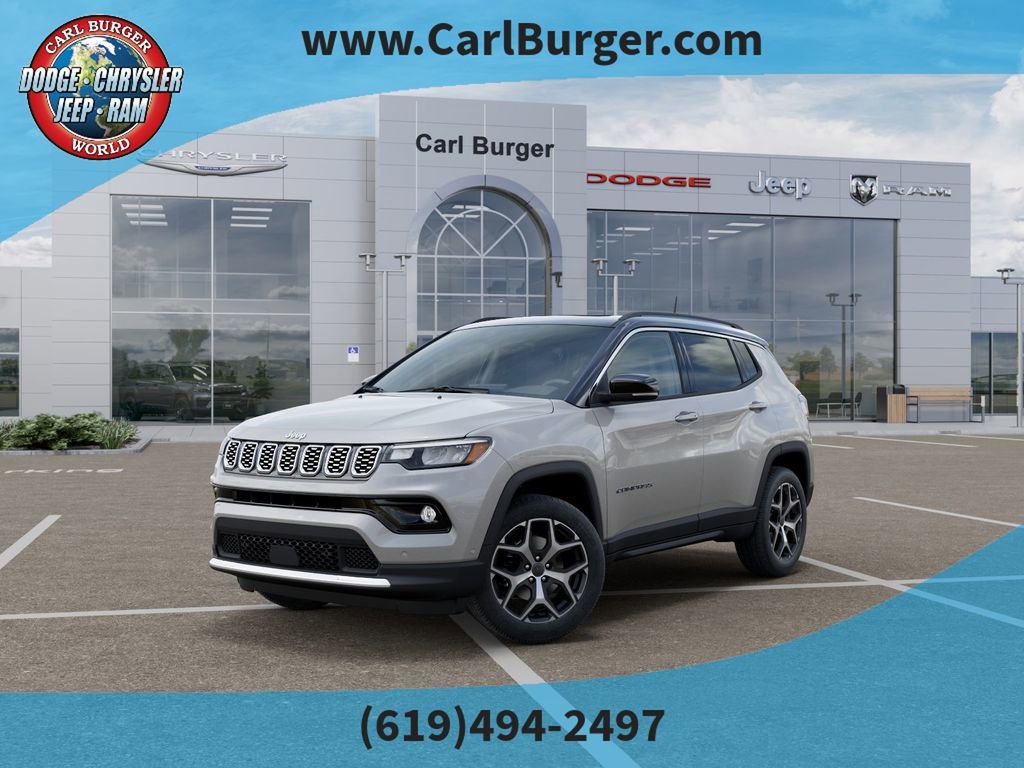 New 2026 Jeep Compass Limited w/ Sun, Sound & Navigation Group
