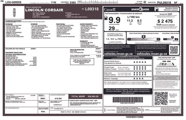 Used 2023 Lincoln Corsair Reserve AWD/4WD image 34