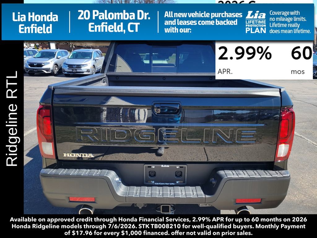 New 2026 Honda Ridgeline RTL image 4