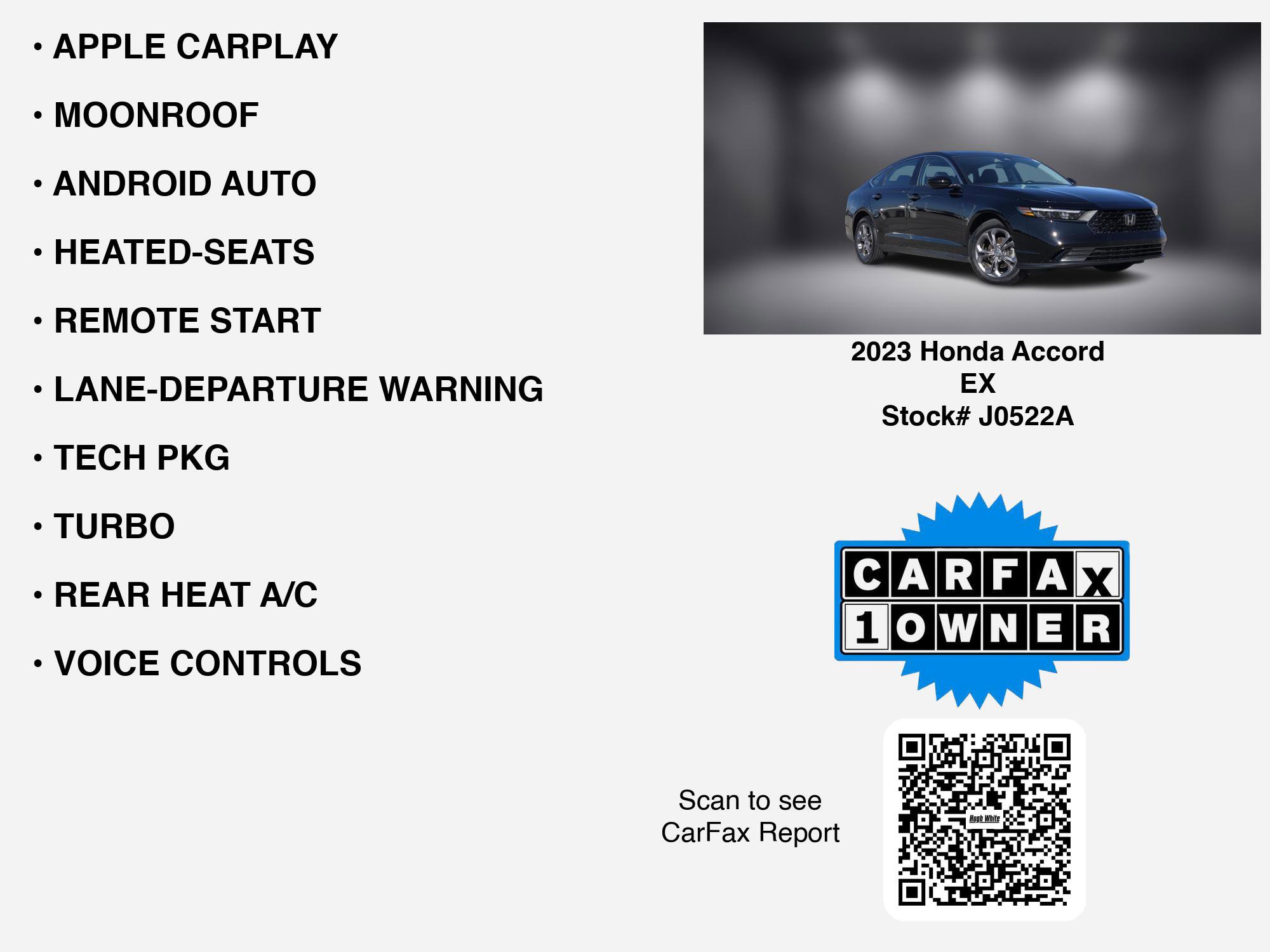 Used 2023 Honda Accord EX image 7