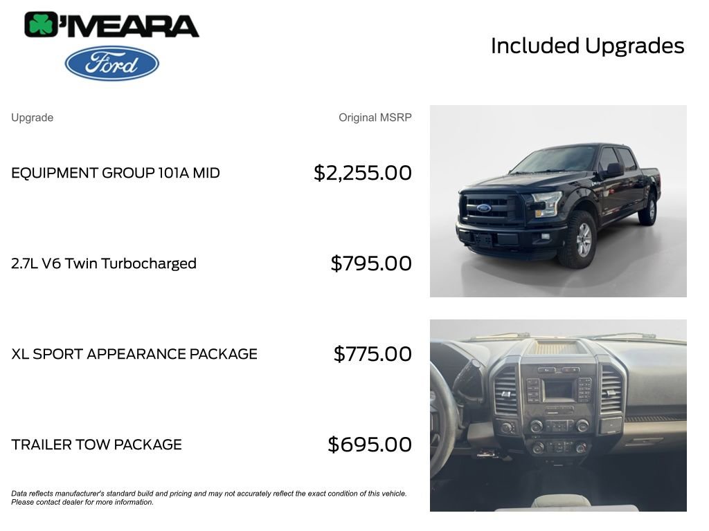 Used 2015 Ford F150 XL w/ Equipment Group 101A Mid image 4