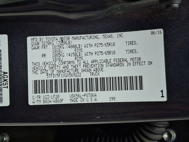Used 2016 Toyota Tundra TRD Pro AWD/4WD image 29