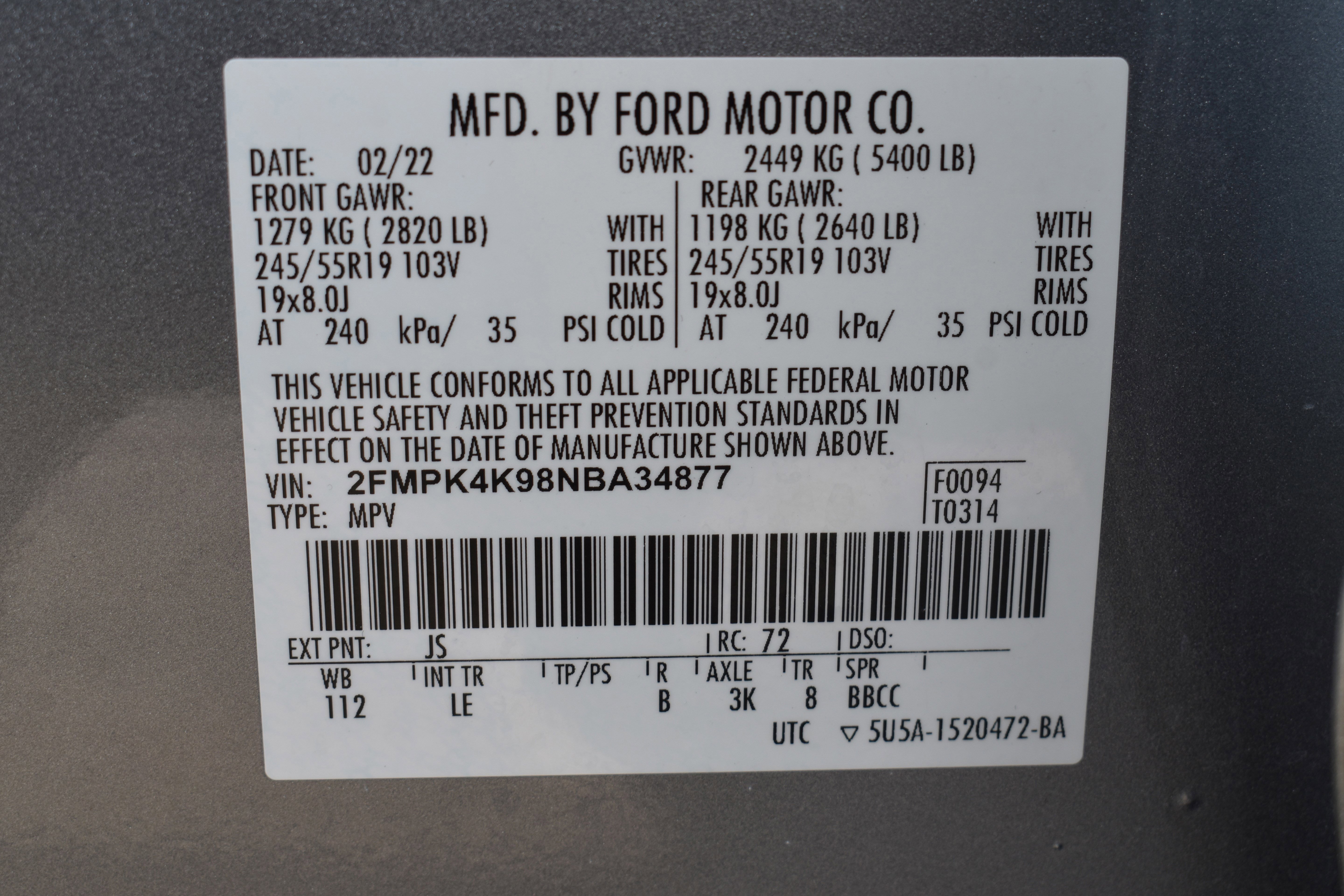 Used 2022 Ford Edge Titanium image 39