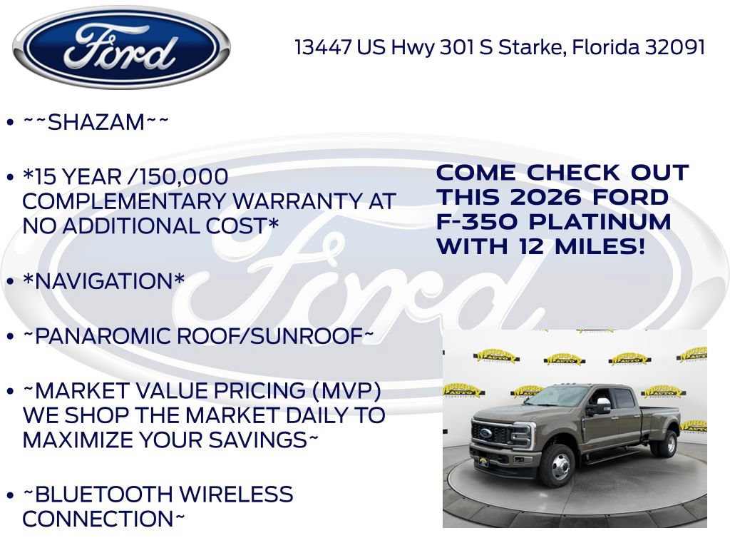 New 2026 Ford F350 Platinum w/ Platinum Plus Package AWD/4WD image 5