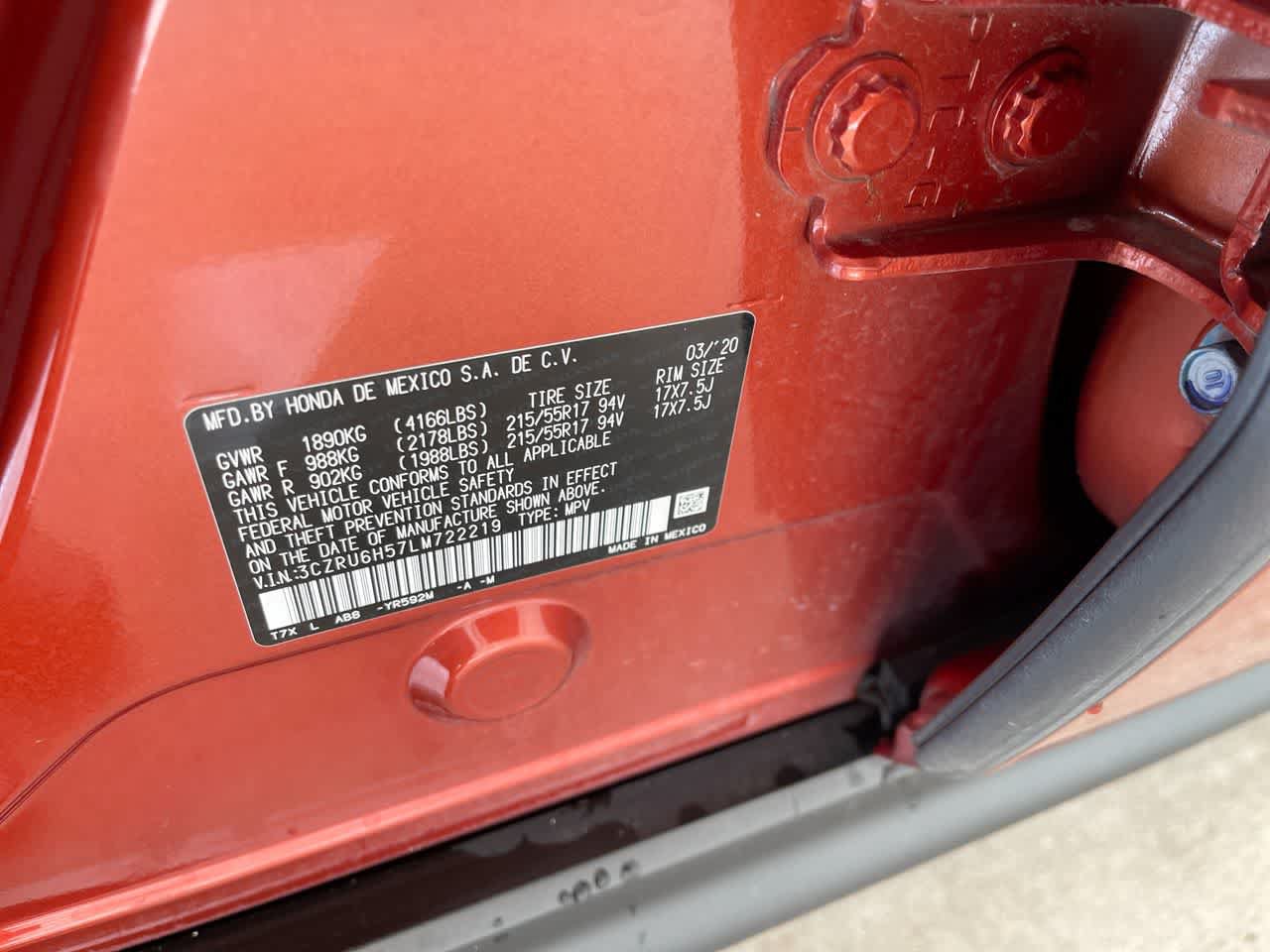 Used 2020 Honda HR-V EX image 28