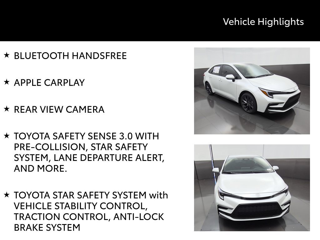 New 2027 Toyota Corolla SE FWD image 8