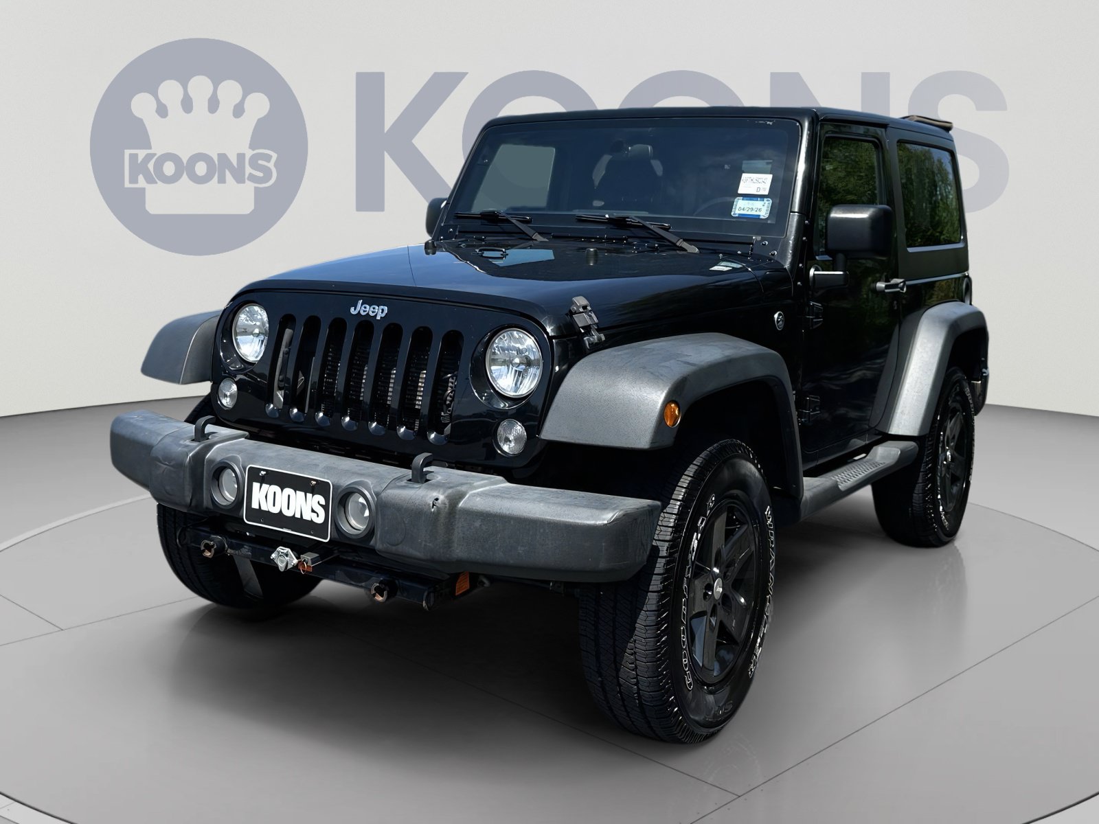 Used 2017 Jeep Wrangler Sport w/ Quick Order Package 24S AWD/4WD image 1