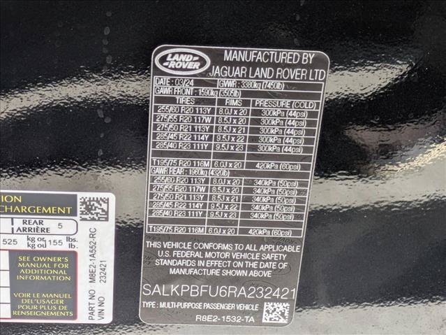 Used 2024 Land Rover Range Rover Long Wheelbase SE AWD/4WD image 28