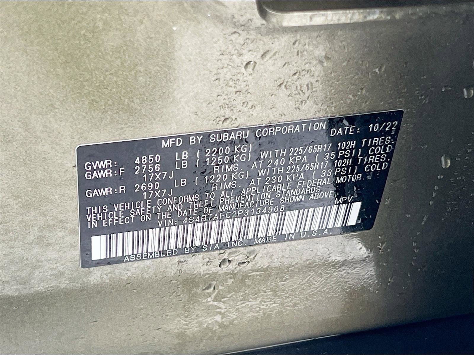 Used 2023 Subaru Outback Premium w/ Popular Package #1 image 31