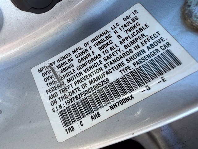 Used 2012 Honda Civic LX image 28