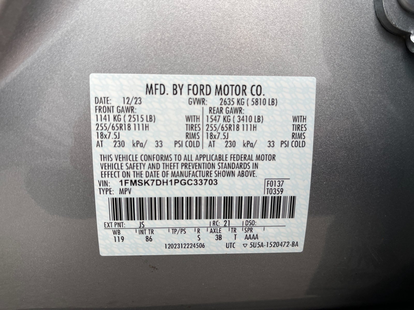Used 2023 Ford Explorer XLT RWD image 34