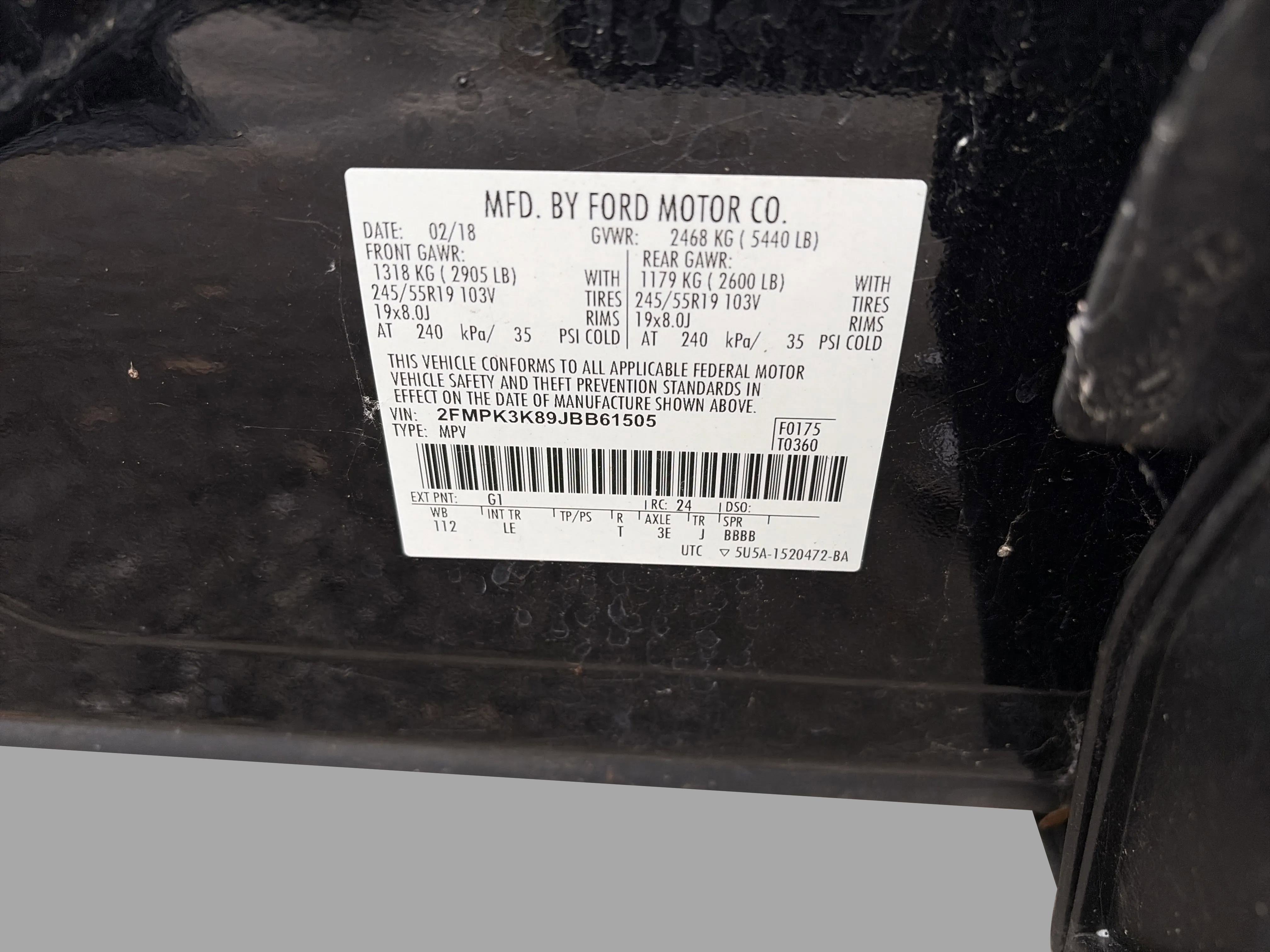 Used 2018 Ford Edge Titanium w/ Technology Package image 27