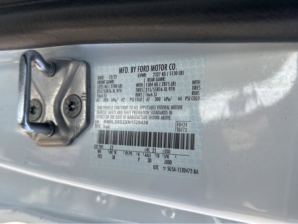 Used 2022 Ford Transit Connect XL w/ Trailer Tow Package FWD image 43
