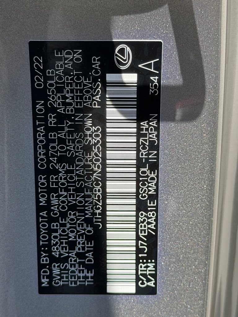 Used 2022 Lexus RC 350 F Sport RWD image 27