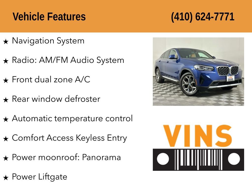 Used 2023 BMW X4 xDrive30i w/ Premium Package AWD/4WD image 5