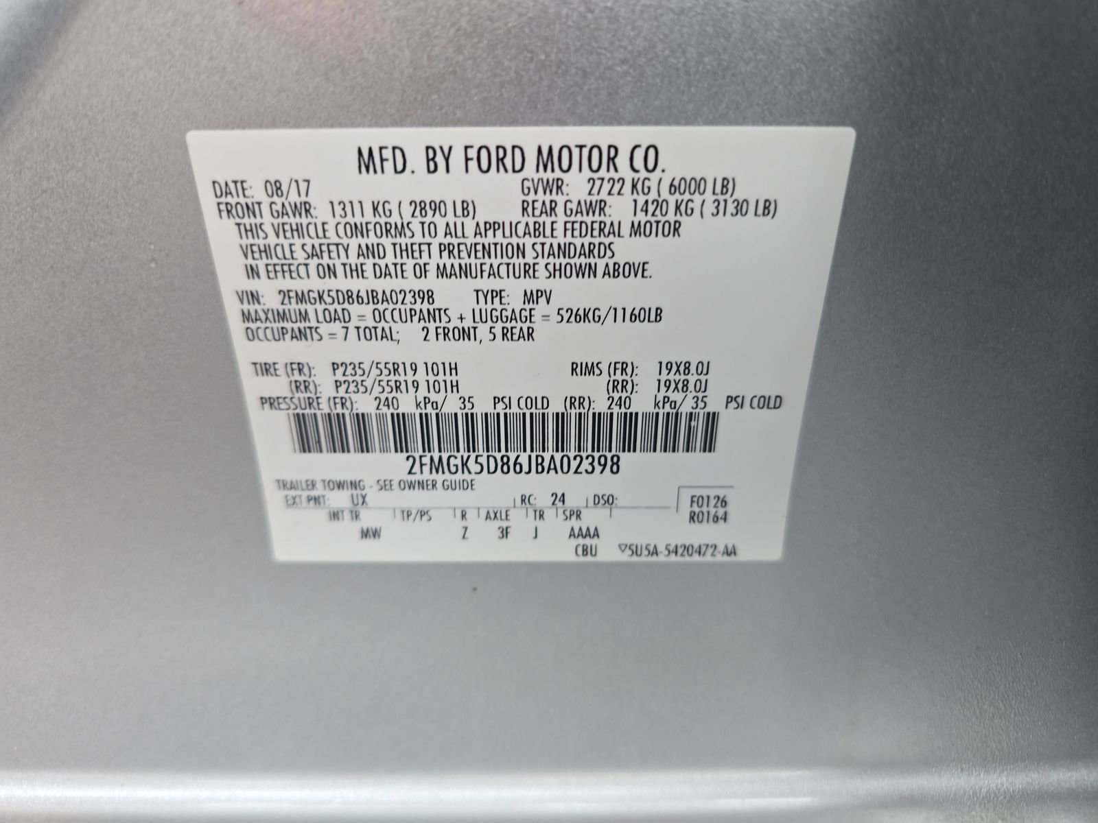 Used 2018 Ford Flex Limited image 29