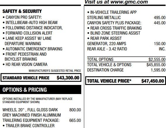 Certified 2024 GMC Canyon AT4 w/ Canyon Safety Plus Package image 2