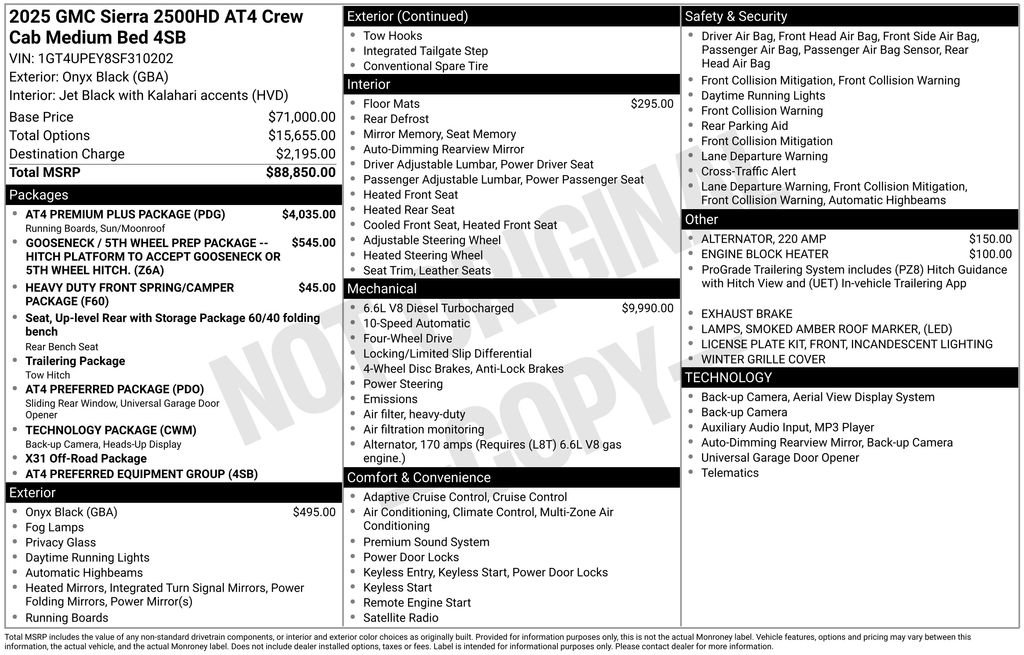 Used 2025 GMC Sierra 2500 AT4 w/ AT4 Premium Plus Package image 4