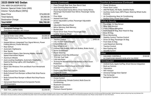 Used 2025 BMW M3 image 31