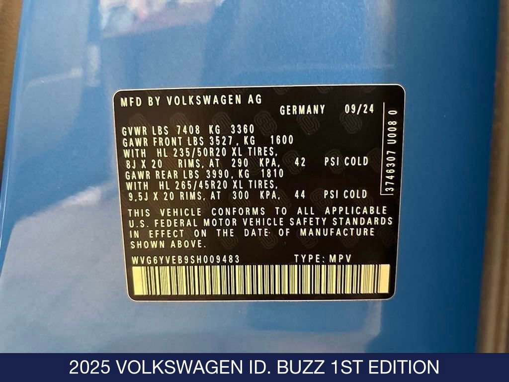 New 2025 Volkswagen ID. Buzz 1st Edition image 31