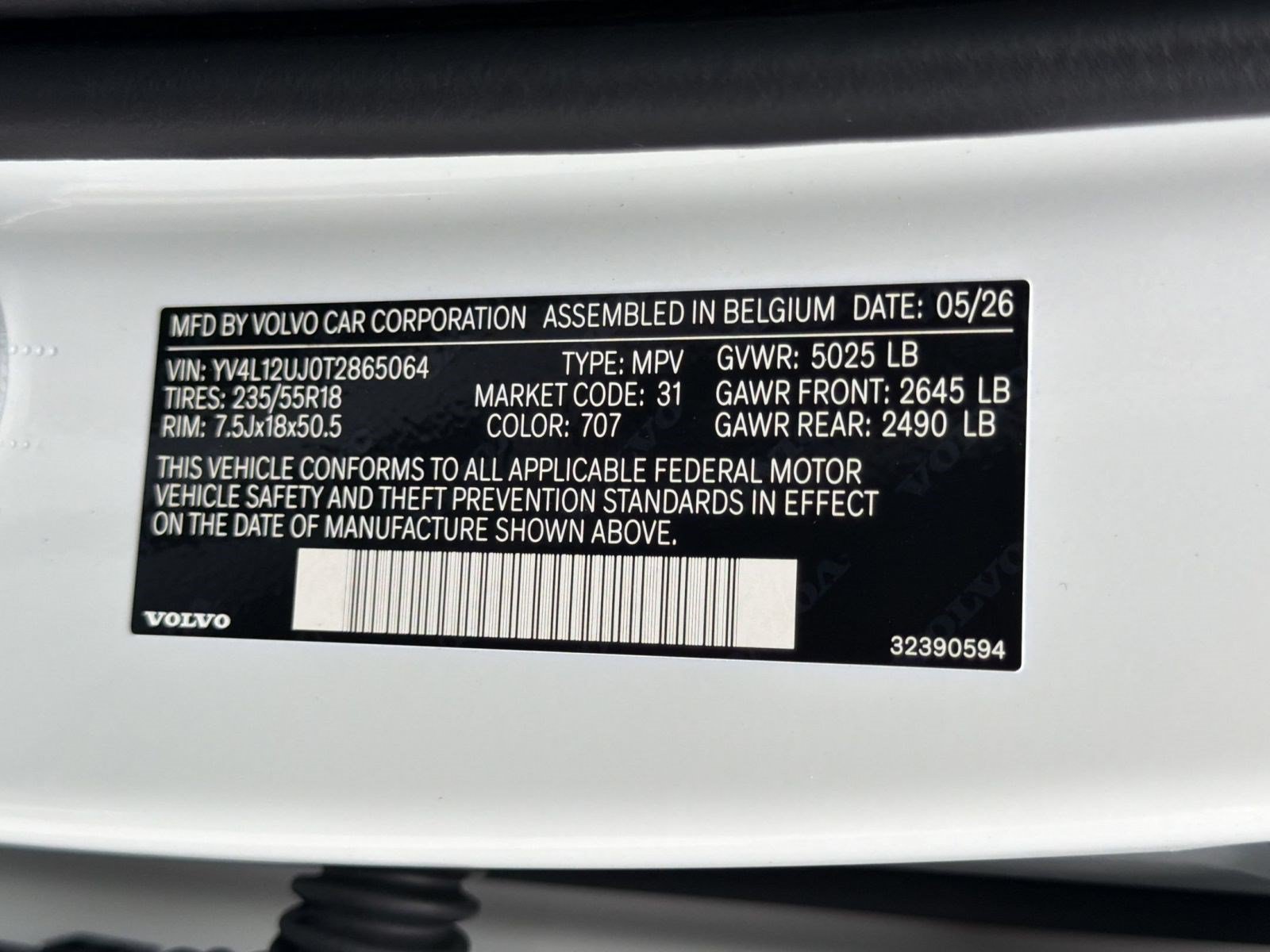 New 2026 Volvo XC40 B5 Core w/ Protection Package Premier AWD/4WD image 25