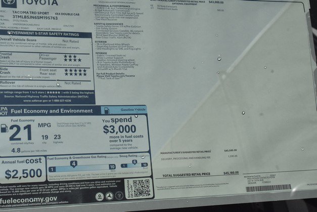 New 2025 Toyota Tacoma TRD Sport image 19