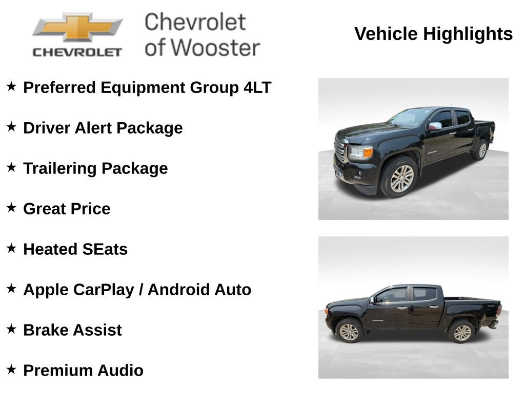 Used 2018 GMC Canyon SLT w/ Driver Alert Package AWD/4WD image 2
