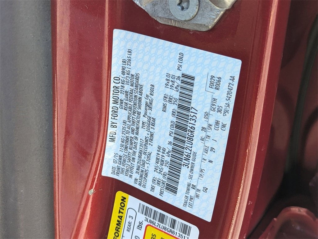 Used 2016 Lincoln MKZ Hybrid w/ Equipment Group 600A Reserve image 30