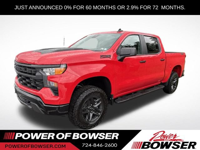 New 2026 Chevrolet Silverado 1500 Custom Trail Boss w/ Dark Appearance Package
