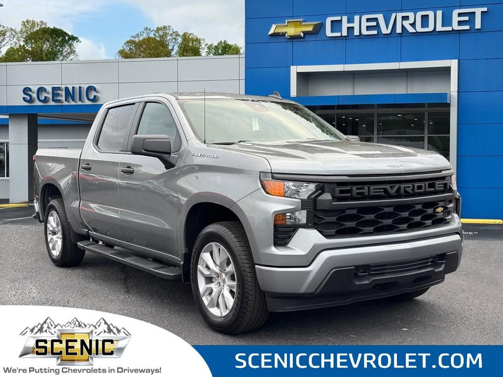 Used 2025 Chevrolet Silverado 1500 Custom AWD/4WD image 1