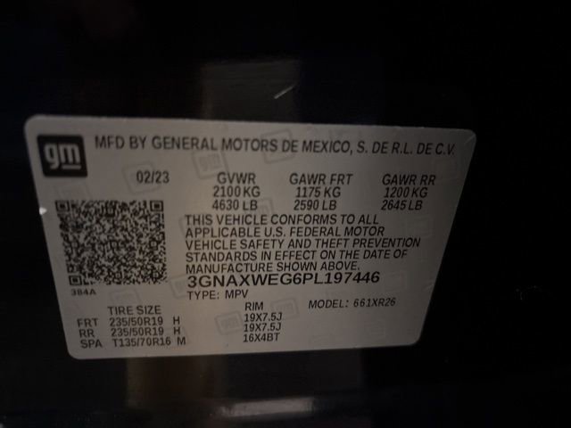 Used 2023 Chevrolet Equinox RS w/ LPO, Floor Liner Package image 12