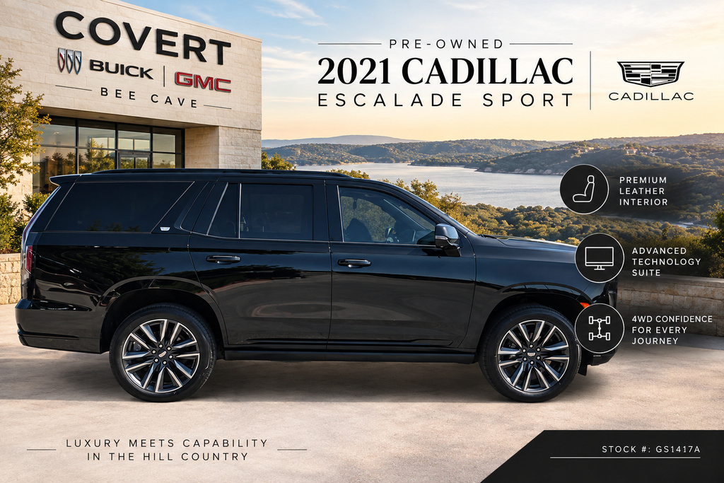 Used 2021 Cadillac Escalade Sport w/ Driver Assist Tech Package RWD image 3