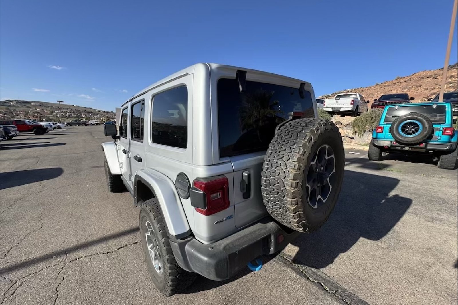 Used 2023 Jeep Wrangler Unlimited Rubicon 4xe w/ Steel Bumper Group image 3