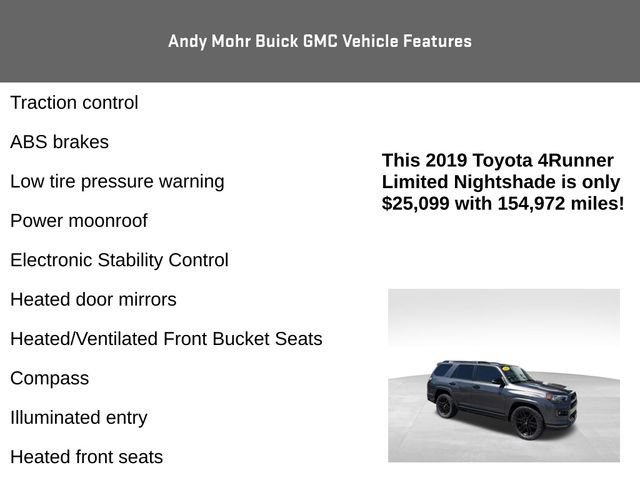 Used 2019 Toyota 4Runner Limited AWD/4WD image 12